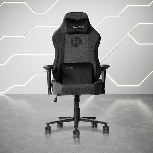 Black Swivel Rolling Gaming Chair