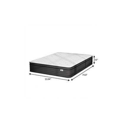 10" Full Double Foam Medium Hybrid Mattress