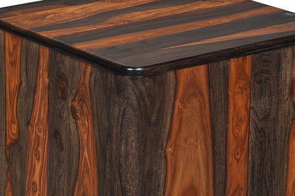 51" Dark Brown Solid Wood Solid Coffee Table