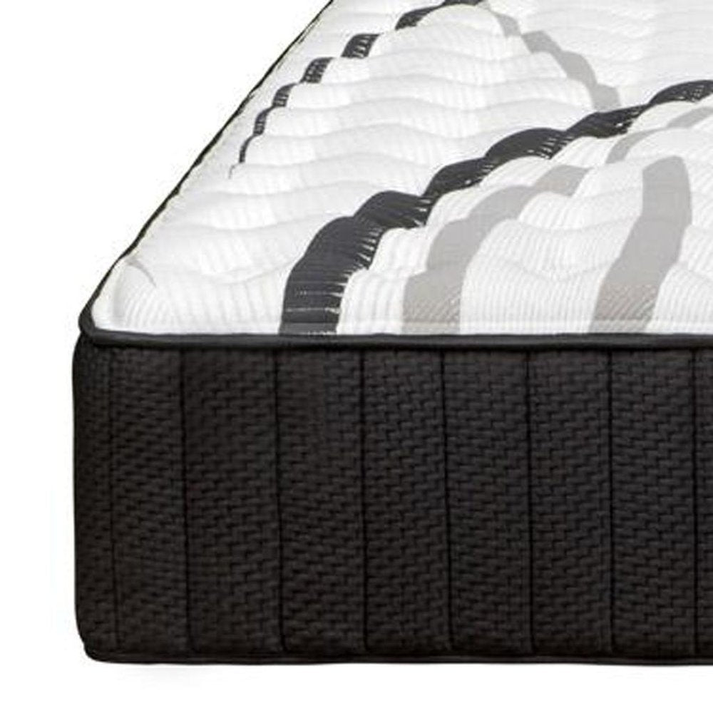 14" Graphite And Titanium Infused Queen Gel Memory Foam Medium Hybrid Mattress