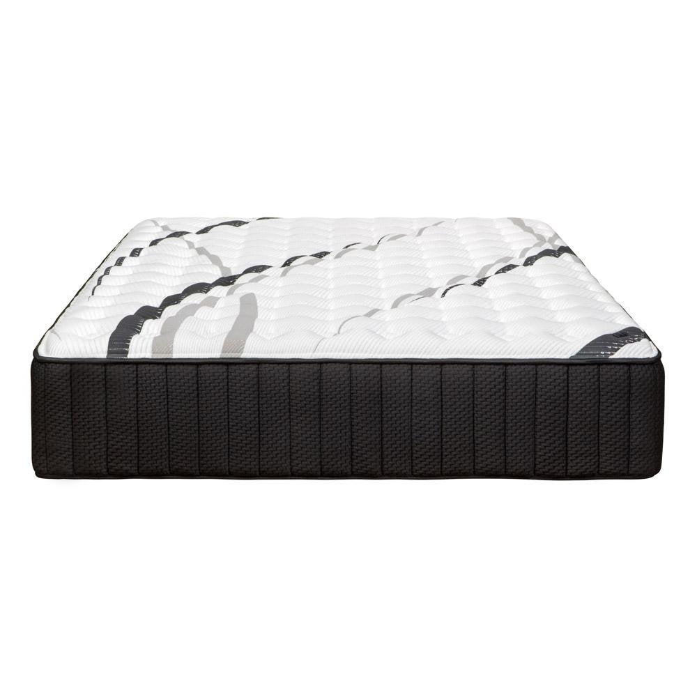 14" Graphite And Titanium Infused Queen Gel Memory Foam Medium Hybrid Mattress
