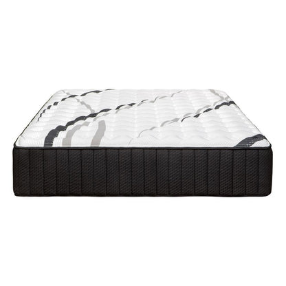 14" Graphite And Titanium Infused Queen Gel Memory Foam Medium Hybrid Mattress