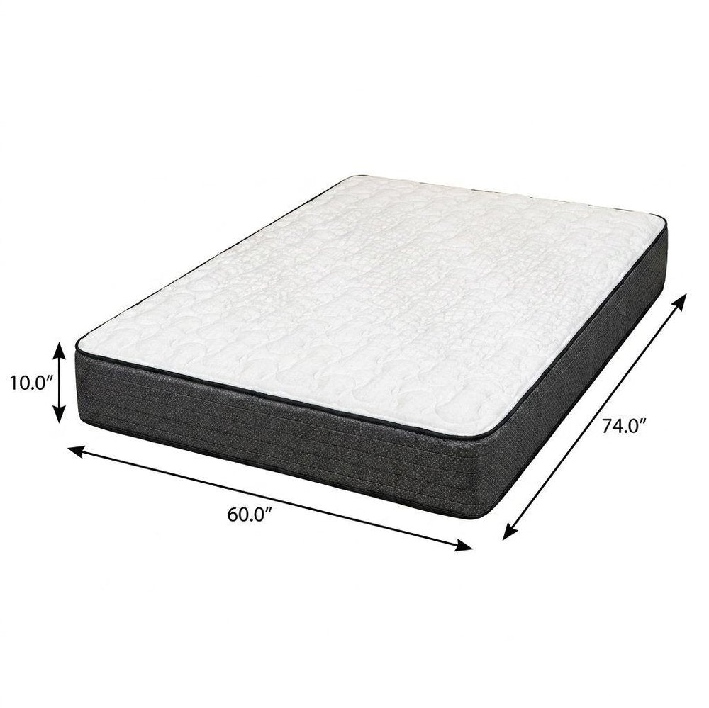 10" Split California King Foam Firm Hybrid Mattress