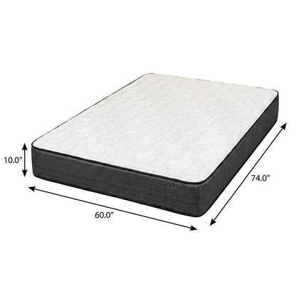 10" Split California King Foam Firm Hybrid Mattress