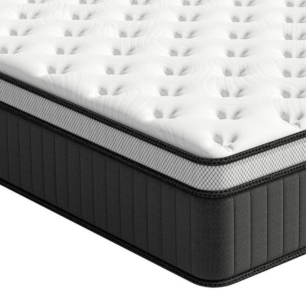 12" Twin Memory Foam Medium Euro Top Hybrid Mattress