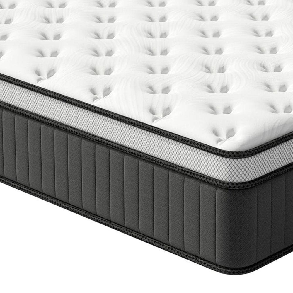 12" Twin Memory Foam Medium Euro Top Hybrid Mattress