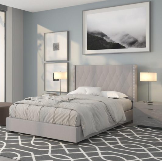 Riverdale Full Size Tufted Upholstered Platform Bed