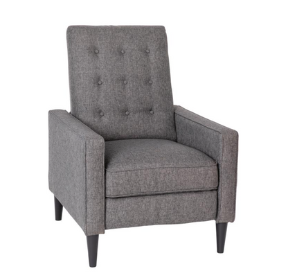 Ezra Mid-Century Modern Fabric Recliner