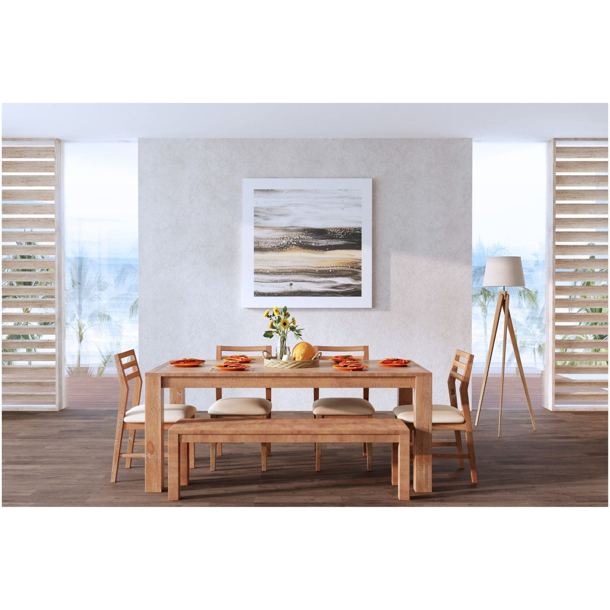 Aiden Fixed Top Dining Table