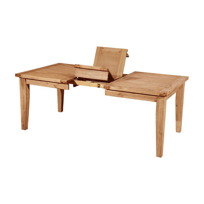 Aspen Extension Dining Table w/Butterfly Leaf, Antique Natural