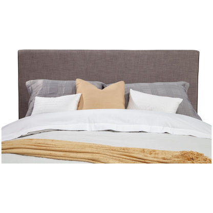 Britney Queen Upholstered Platform Bed, Dark Grey