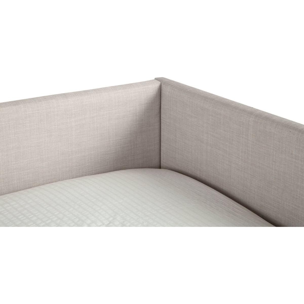 Britney Twin Day Bed, Light Grey Linen