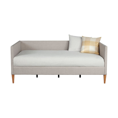 Britney Twin Day Bed, Light Grey Linen