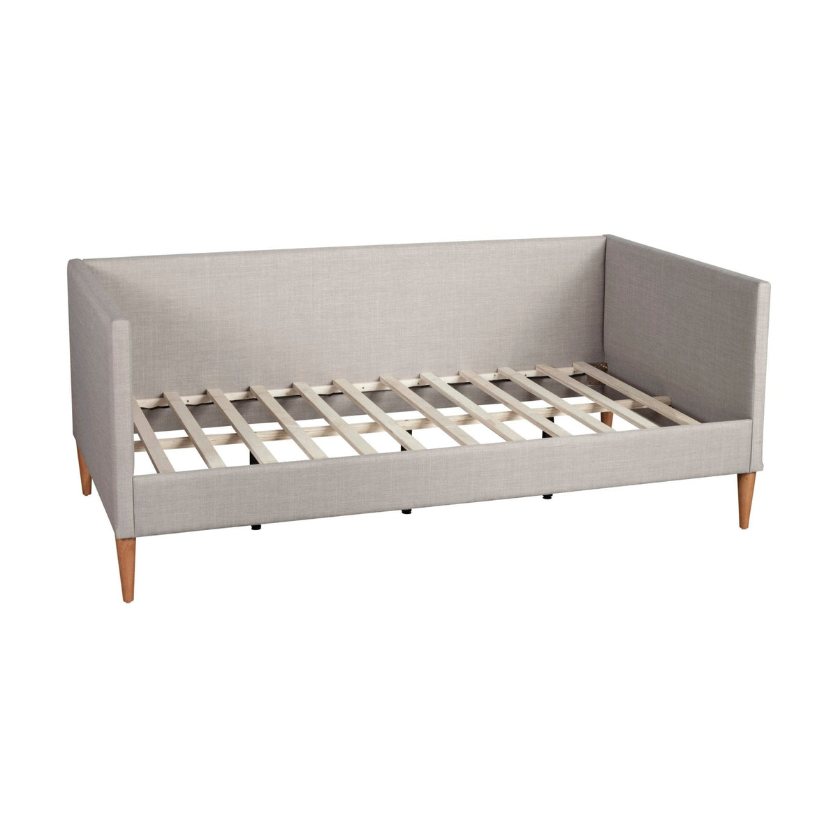 Britney Twin Day Bed, Light Grey Linen