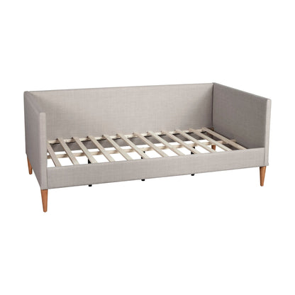 Britney Twin Day Bed, Light Grey Linen