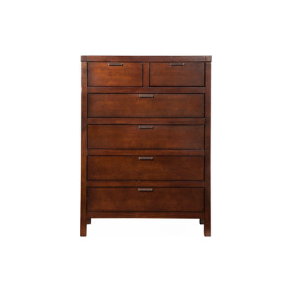 Carmel 6 Drawer Chest, Cappuccino