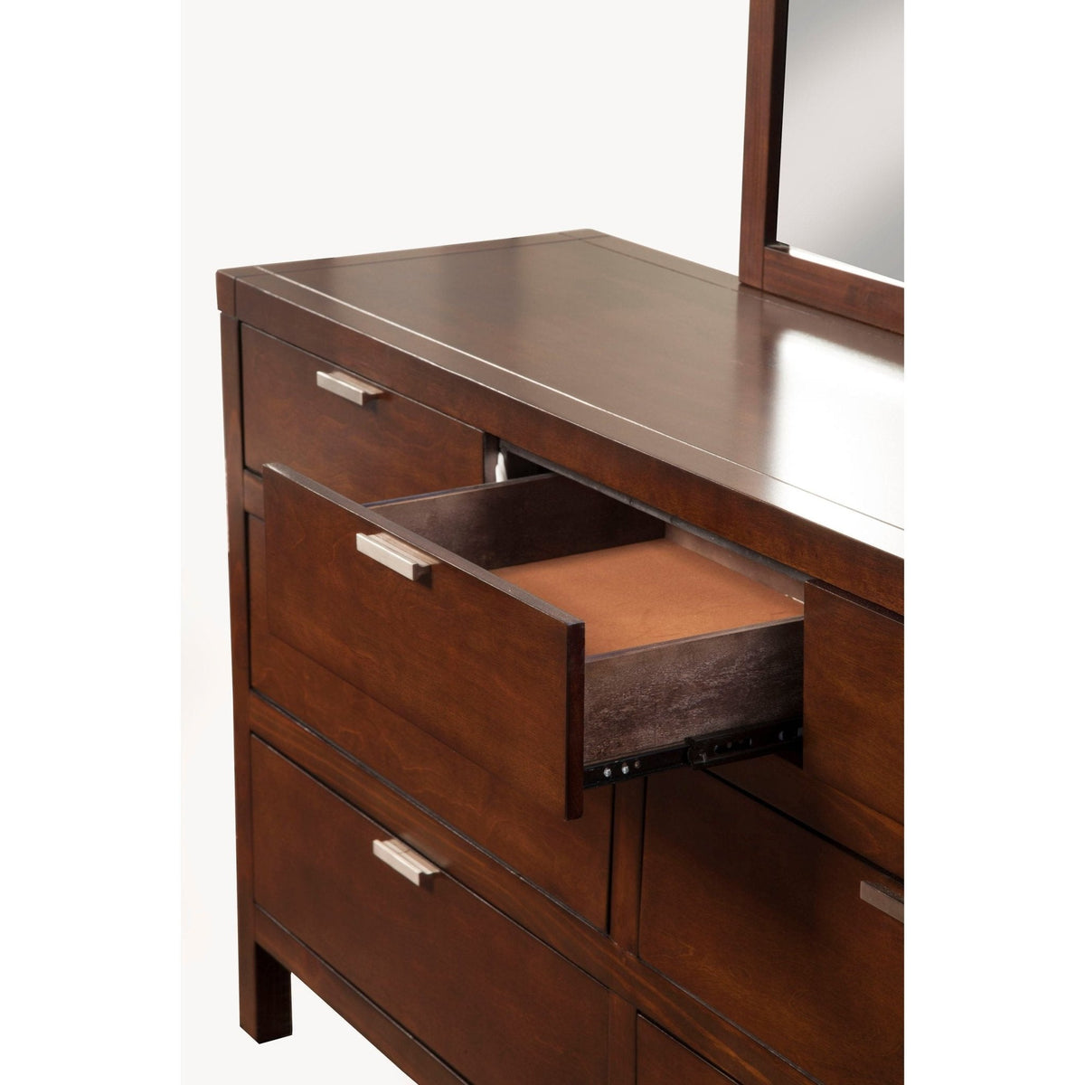 Carmel 7 Drawer Dresser, Cappuccino