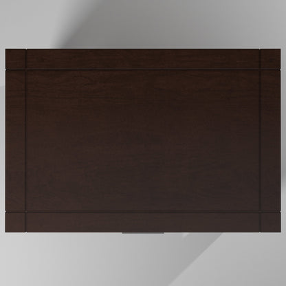 Carmel 2 Drawer Nightstand, Cappuccino