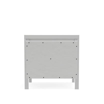 Carmel 2 Drawer Nightstand, White