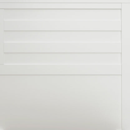 Carmel Full Size Storage Bed, White
