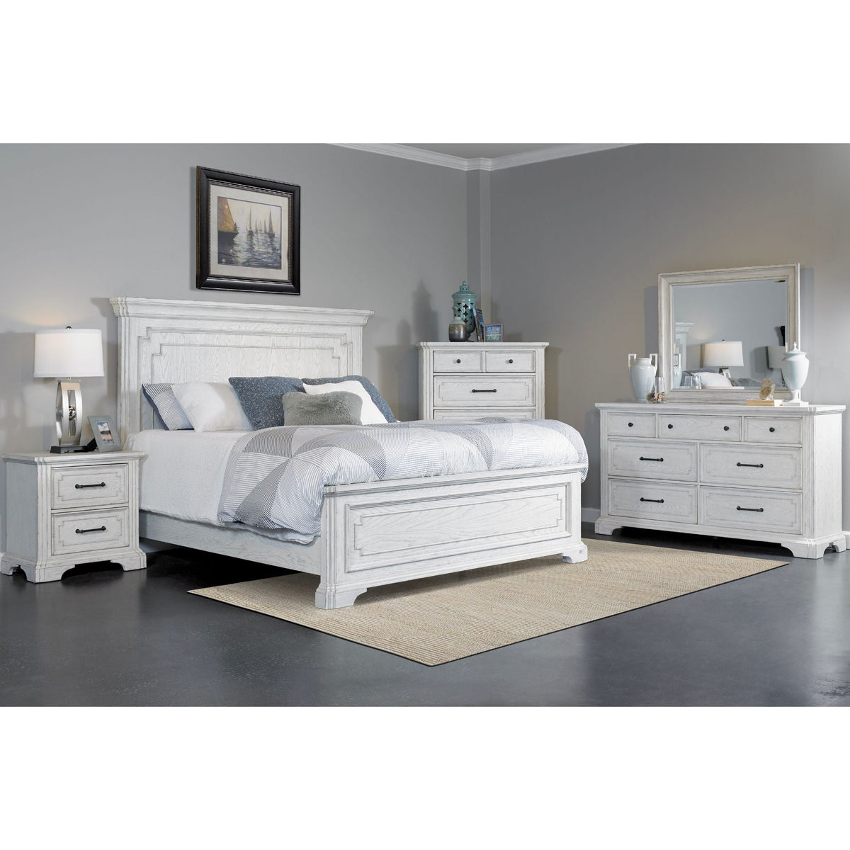 Clara Queen Panel Bed