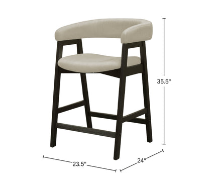 Cove Counter Height Chairs, Vintage Black (Set of 2)
