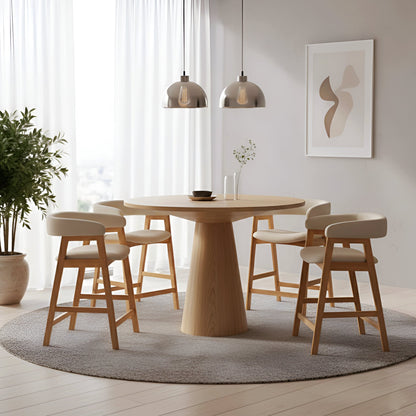 Cove Counter Height Table, Natural