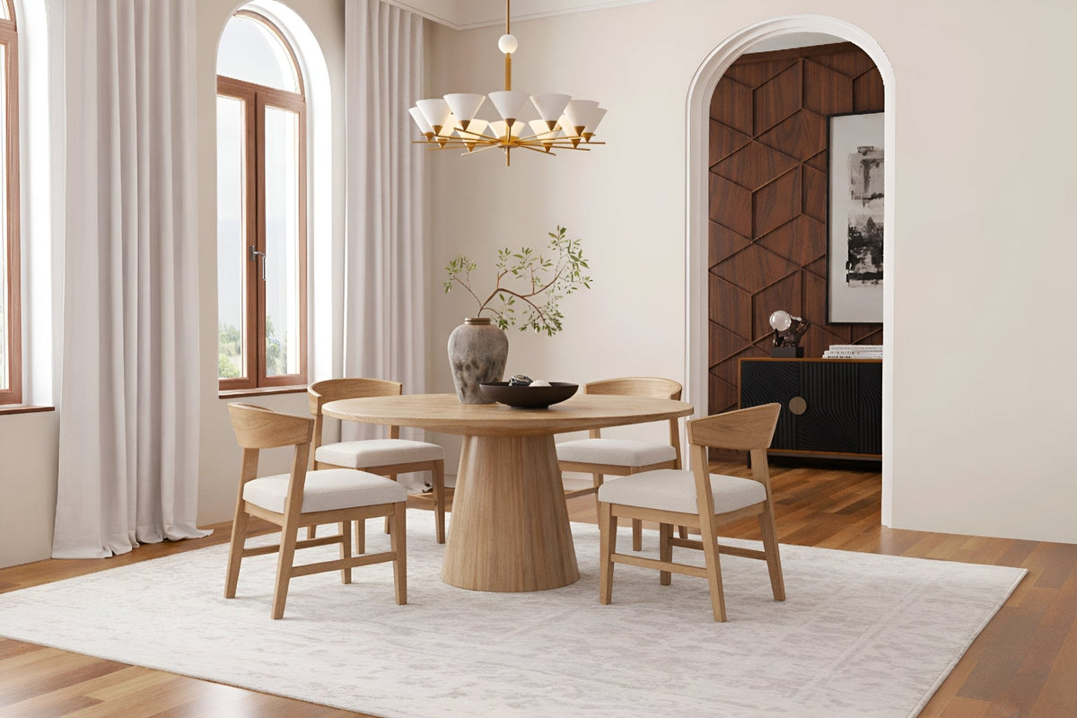 Cove Wood Back Chairs (Set of 2), Natural