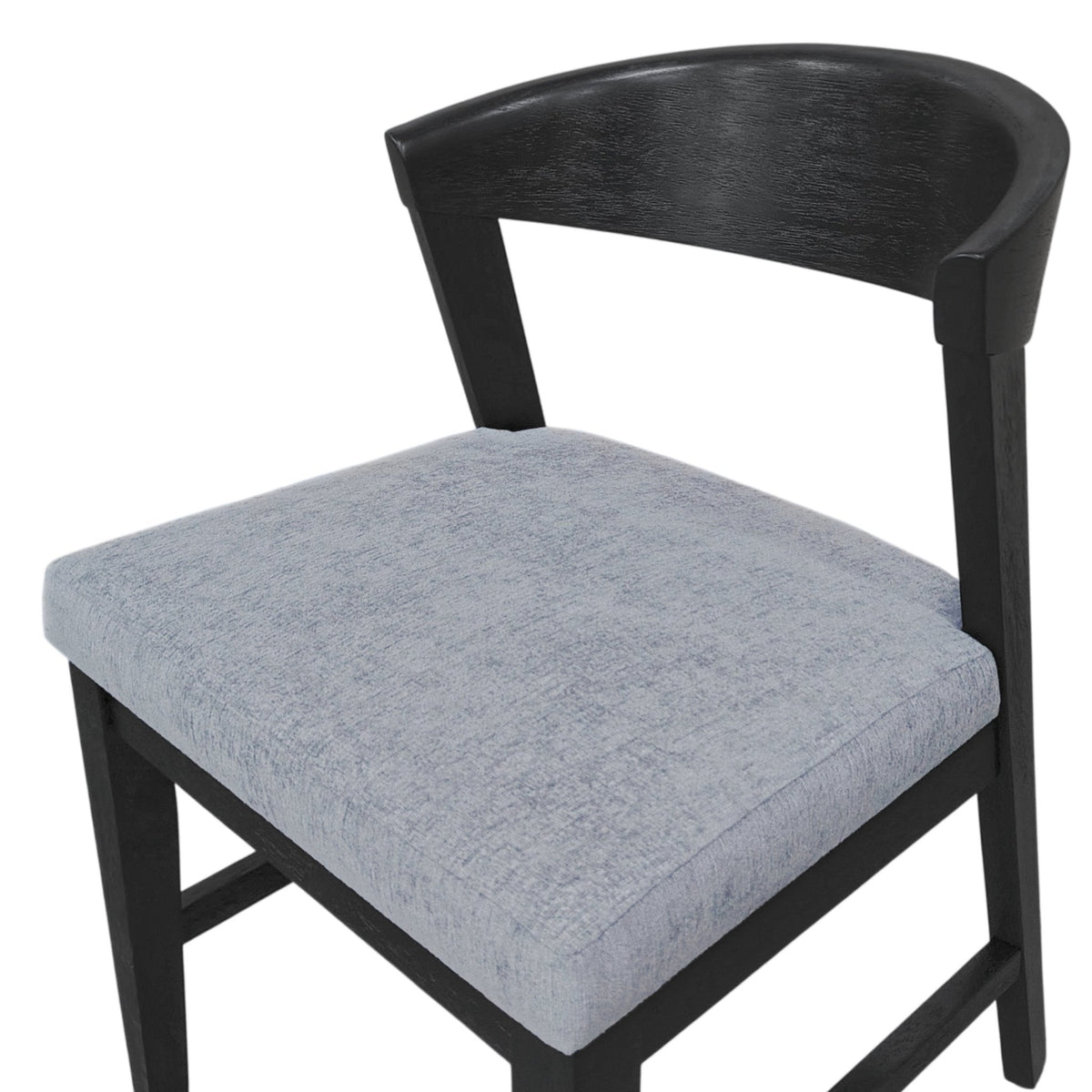 Cove Wood Back Chairs (Set of 2), Vintage Black