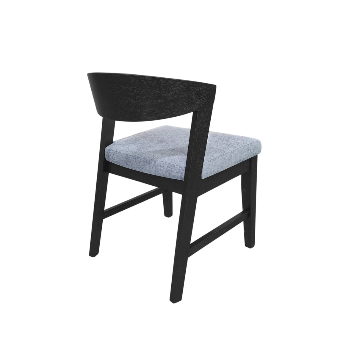 Cove Wood Back Chairs (Set of 2), Vintage Black