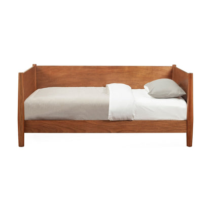 Flynn Mid Century Modern Twin Size Day Bed, Chestnut