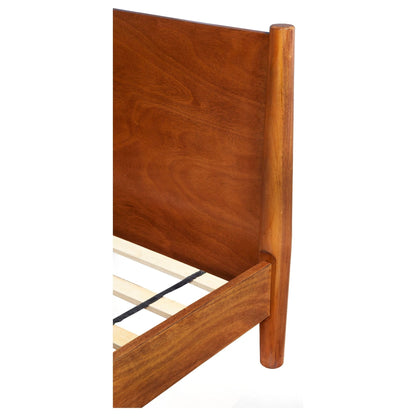 Flynn Mid Century Modern Twin Size Day Bed, Chestnut