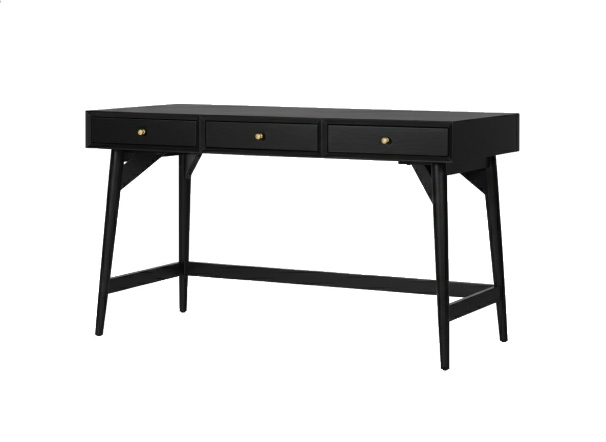Flynn Large Desk, Black