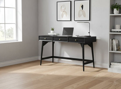 Flynn Large Desk, Black