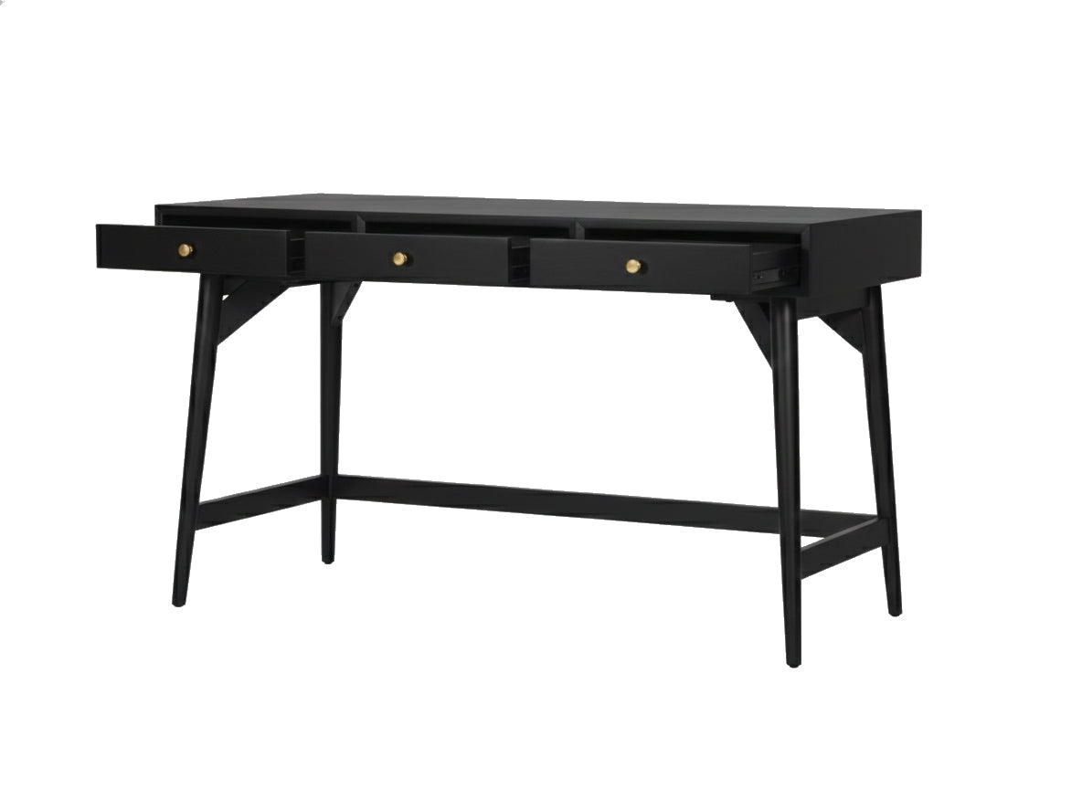 Flynn Large Desk, Black