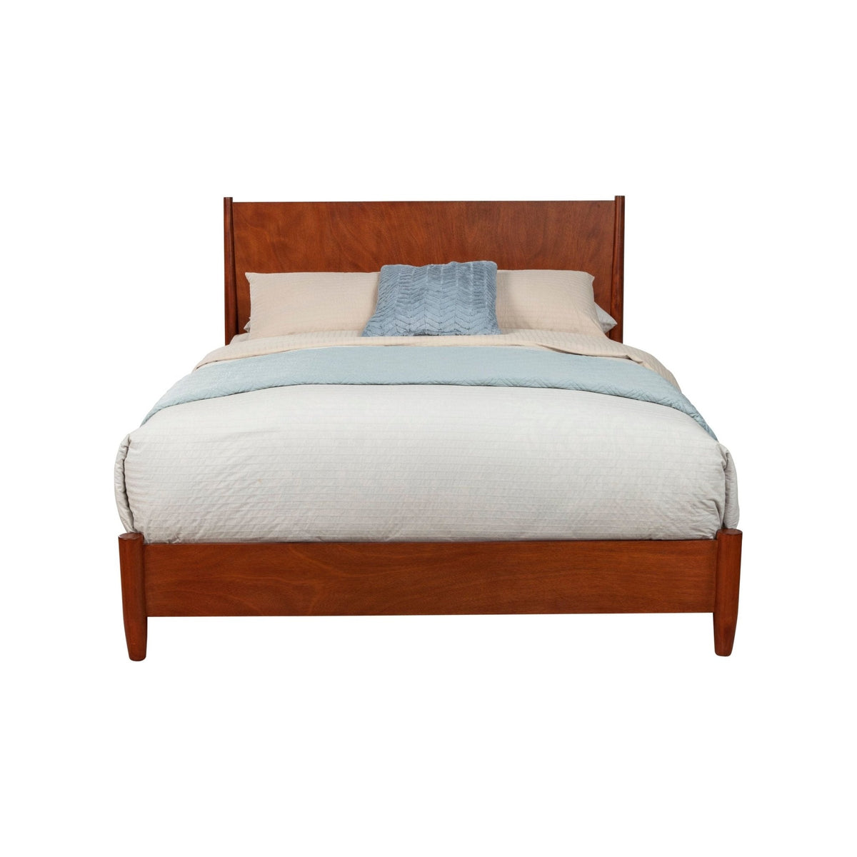 Flynn Full Platform Bed, Chestnut