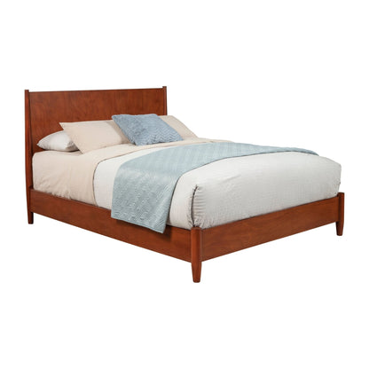 Flynn California King Platform Bed, Chestnut