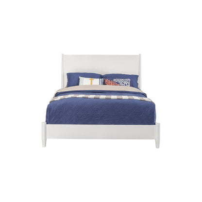 Flynn California King Platform Bed, White