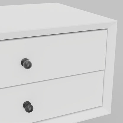 Flynn Small Nightstand, White