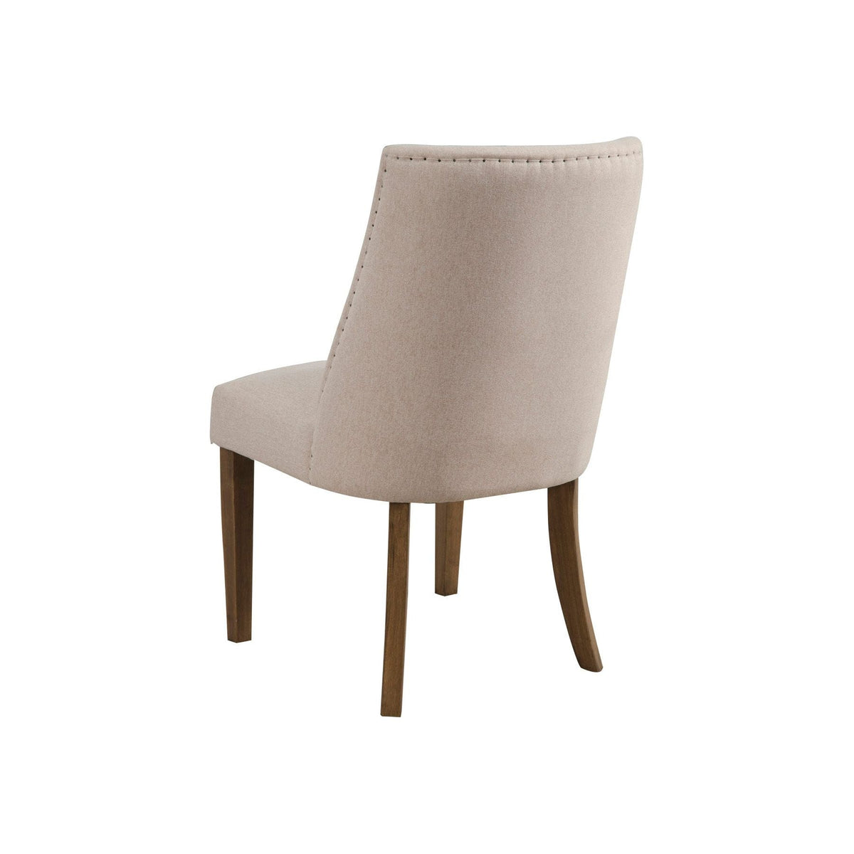 Kensington Set of 2 Upholstered Parson Chairs, Reclaimed Natural