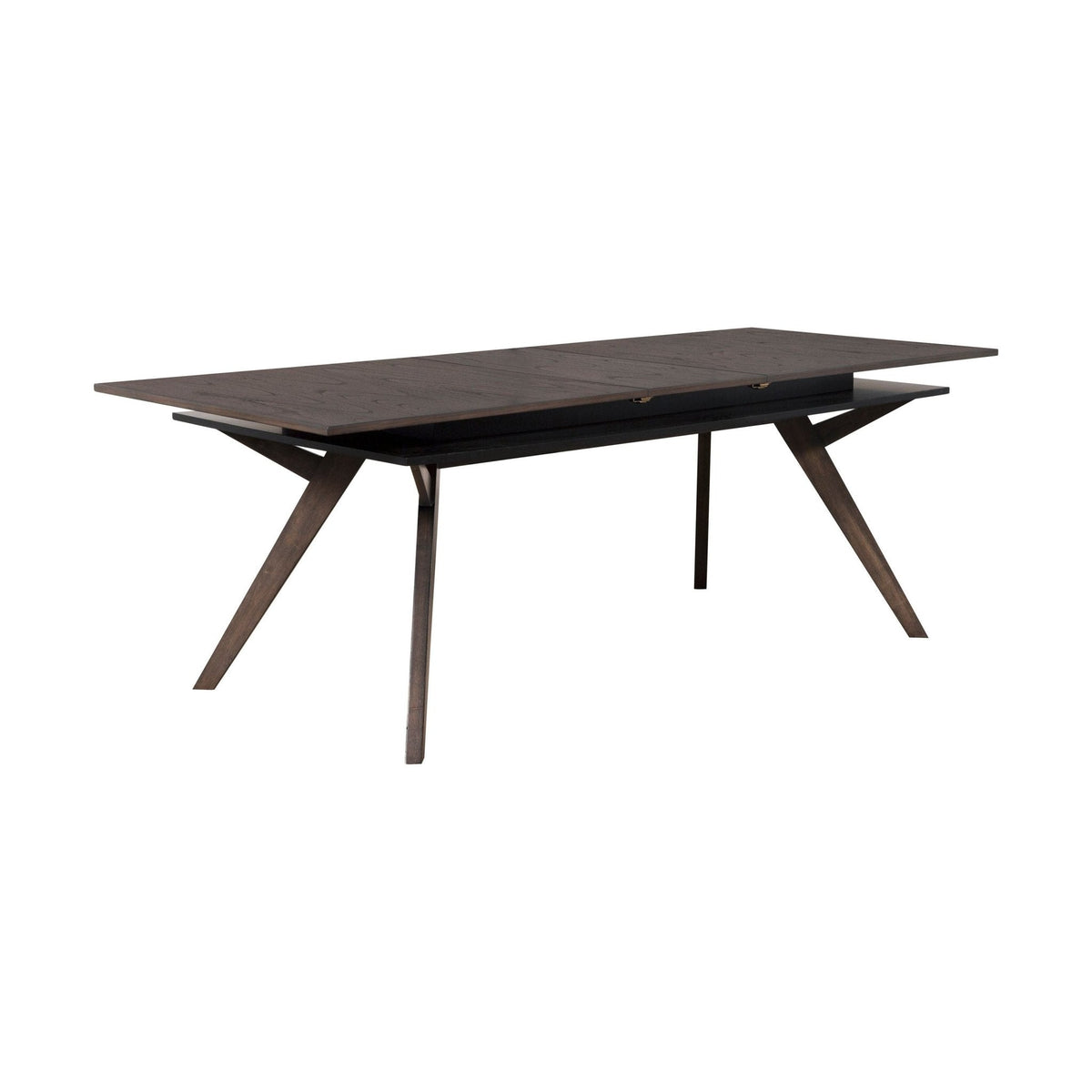 Lennox Rectangular Extension Dining Table, Dark Tobacco