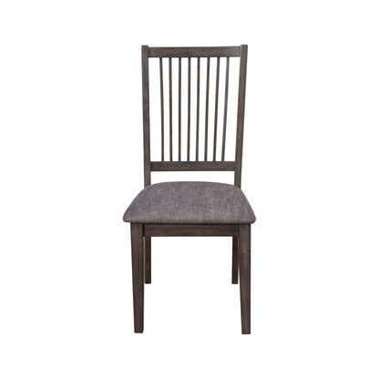 Lennox Set of 2 Side Chairs, Dark Tobacco