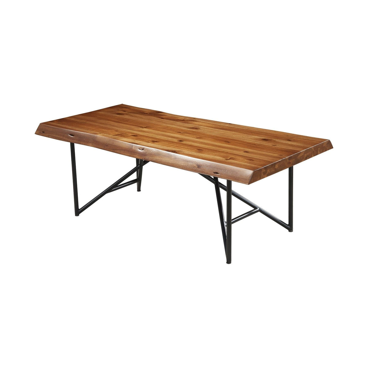 Live Edge Coffee/Cocktail Table, Light Walnut