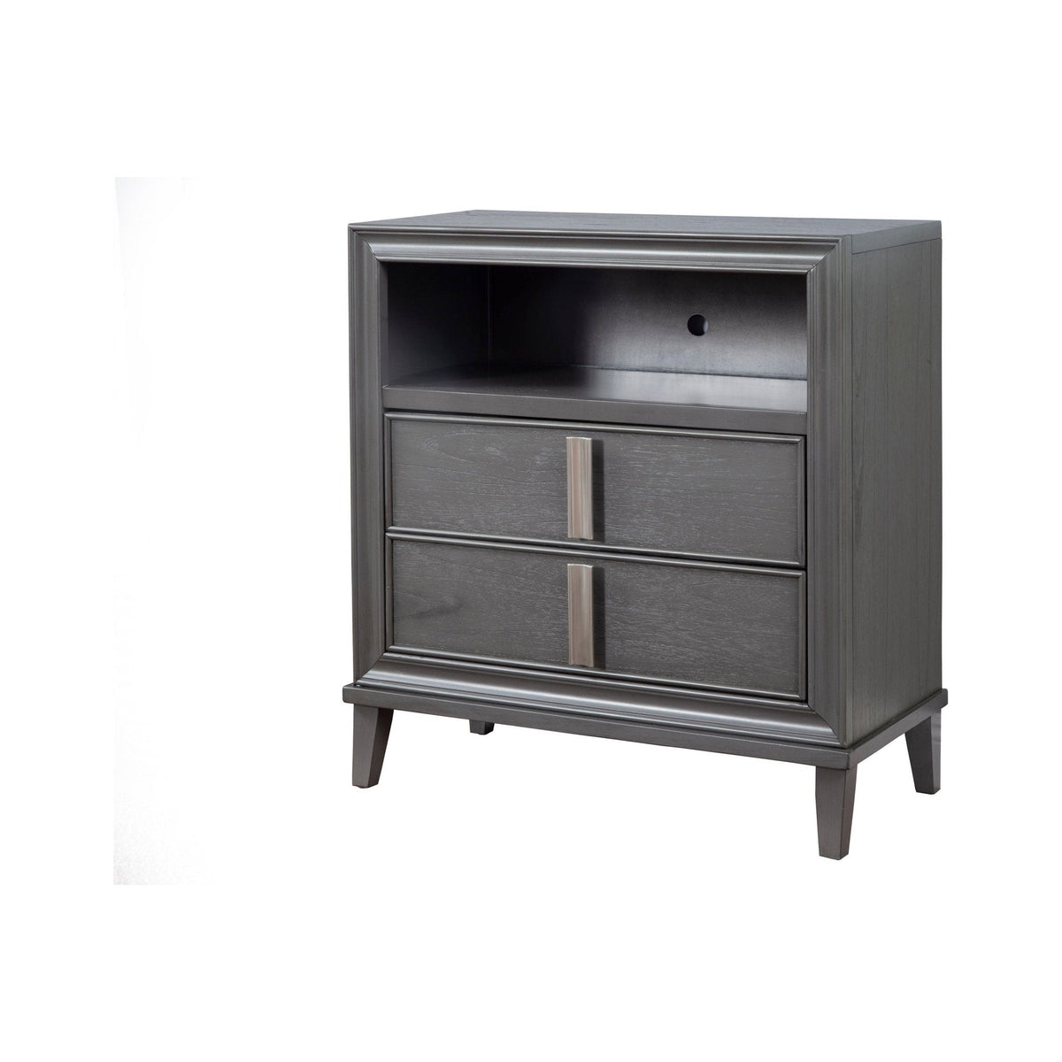 Lorraine TV Media Chest, Dark Grey