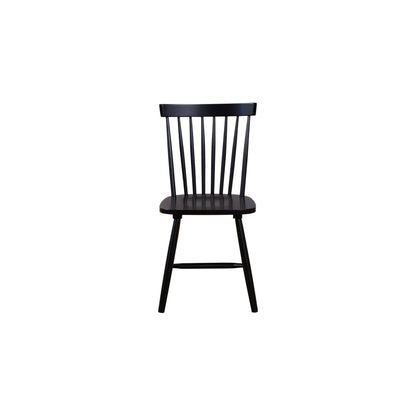 Lyra Set of 2 Side Chairs, Black