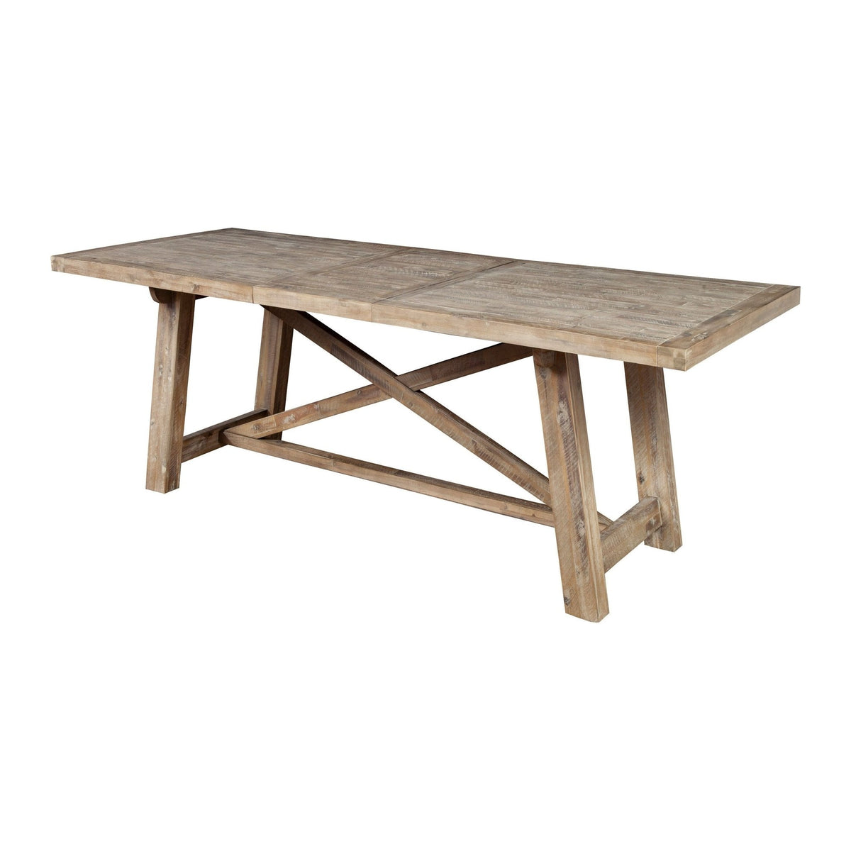 Newberry Extension Dining Table, Weathered Natural