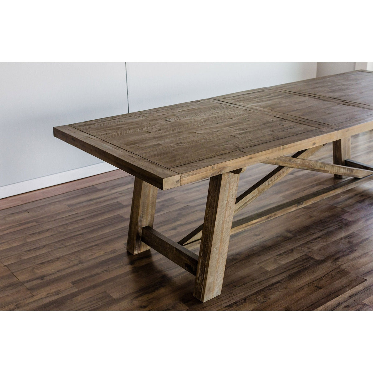 Newberry Extension Dining Table, Weathered Natural