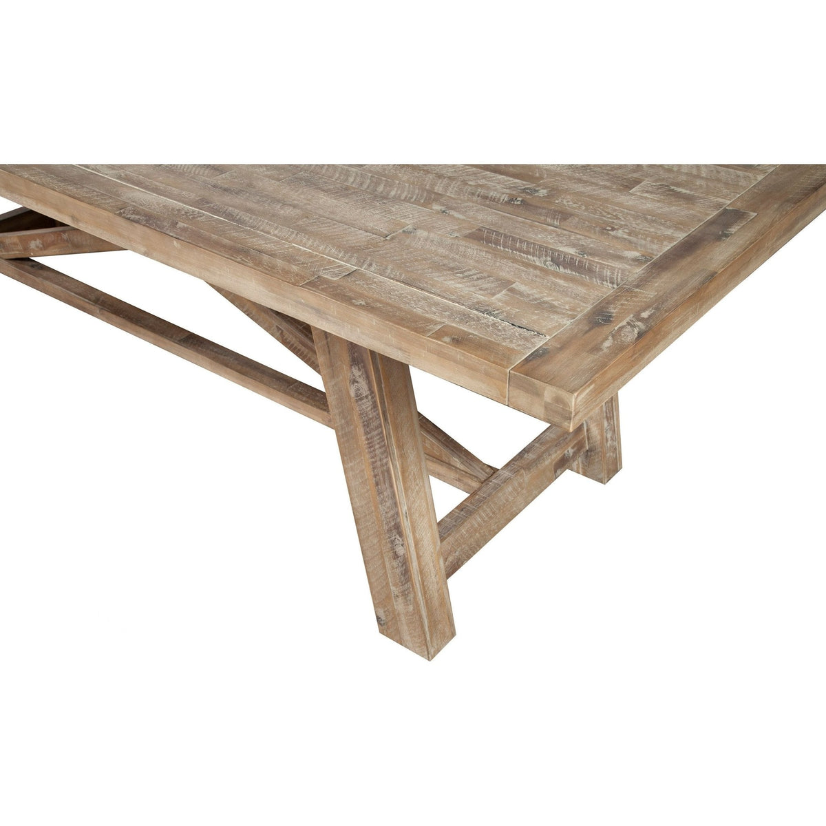 Newberry Extension Dining Table, Weathered Natural