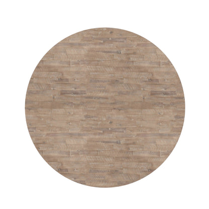 Newberry Round Dining Table, Weathered Natural