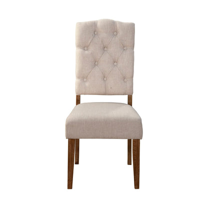 Newberry Set of 2 Side Chairs, Medium Brown